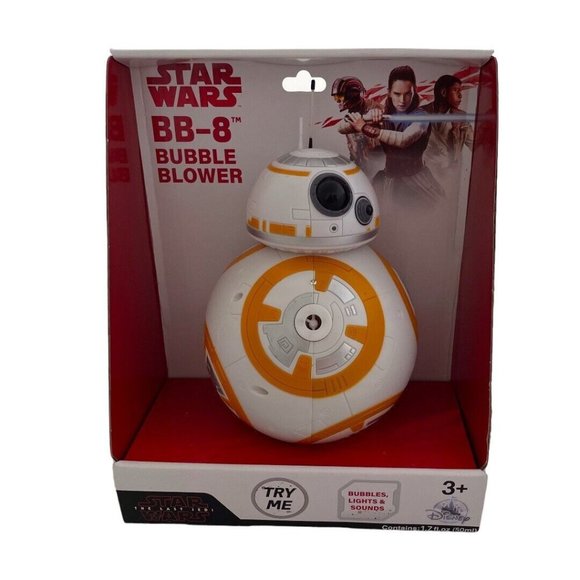 Disney Parks Star Wars The Last Jedi BB-8 Bubble Blower Toy with Lights Sound - Picture 1 of 6